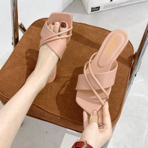 Fashionista's Dream Pink Strapped Faux Leather Flats for Chic and Casual Comfort