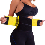 Ultra-Breathable Yellow Waist Trainer Slimming Body Shapewear for Unisex Velcro Closure Trim Your Belly with Abdominal Corset Belt