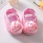 Stylish Pink Floral Fabric Shoes for Girls Perfect for Casual Occasions