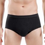 Black Cotton Blend Men’s Underwear Comfortable Flexible All-Season Innerwear for Men & Boys