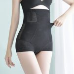 Floral High Waist Butt Lifting Corset Breathable Adjustable Comfortable Best for Body Shaping & Lingerie. Black Spandex & Nylon material for Women.