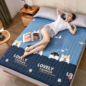 Cartoon Printed Ultrasoft Foldable Mattress, Lightweight Portable Non-Slip Comfortable Mattress, Sleeping Pad Mattress For Dormitory, Japanese Foldable Floor Mattress, Dirt Resistant For Ultimate Rest