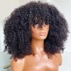 Afro Kinky Curly High-quality Bob Synthetic Fiber Adjustable Easy Wear Inner Cap Stylish Girls Wig Ladies Fashion Cosplay Short Heat Resistant Women’s Wigs